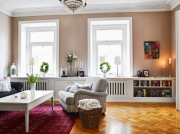 Minty Inspirations: Mieszkanie w stylu skandynawskim z nutką glamour